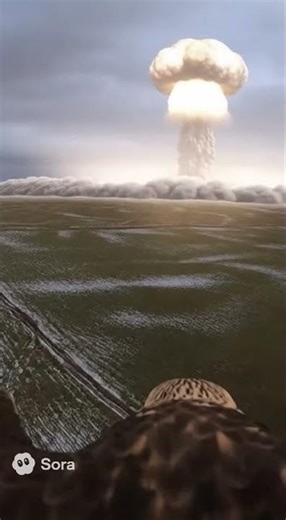multiple nuclear explosions seen from bird body cam compilation
