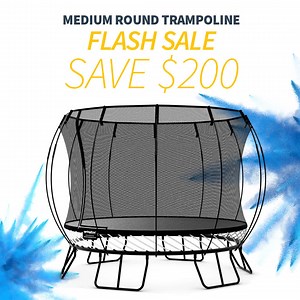 SAVE $200 on one of our best-selling trampoline models. Summer is still going strong, but this deal won't last long. | Springfree Trampoline