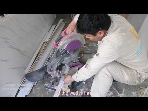 Pvc wall panel installation method