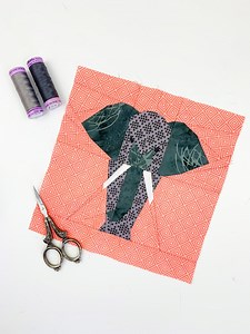 Elephant Quilt Block Pattern, 3 Sizes, Foundation Paper Piecing (PDF Pattern) - Etsy