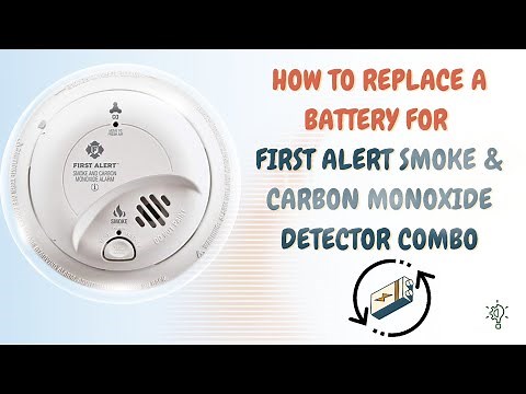 How to Replace Battery for First Alert Smoke and Carbon Monoxide Detector