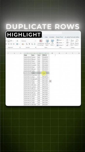 Easiest and fun way to find duplicate rows in excel. Highlight duplicate rows.