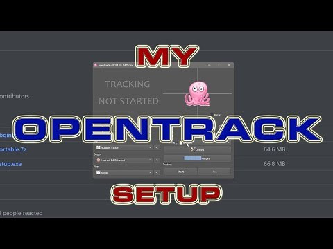 My OpenTrack setup with webcam