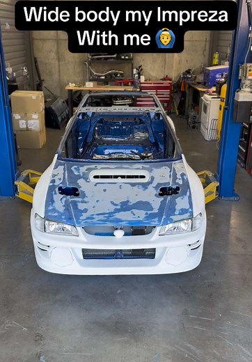 Wide Body Kit Installation for Subaru Impreza WRX