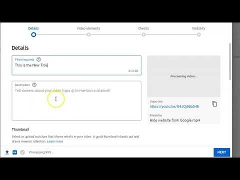 How to Upload a Video File to YouTube