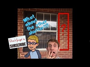 Shutter Repair on 🧱 Brick Wall