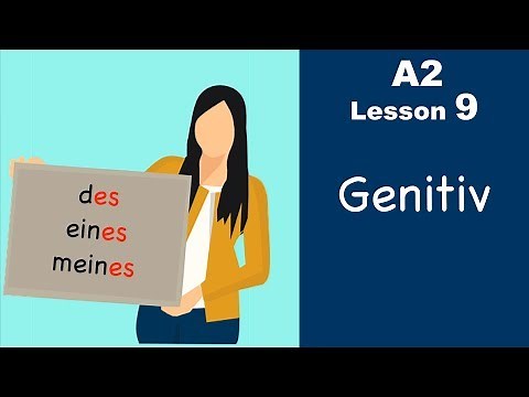 A2 - Lesson 9 | Genitive case | Genitiv | German for beginners