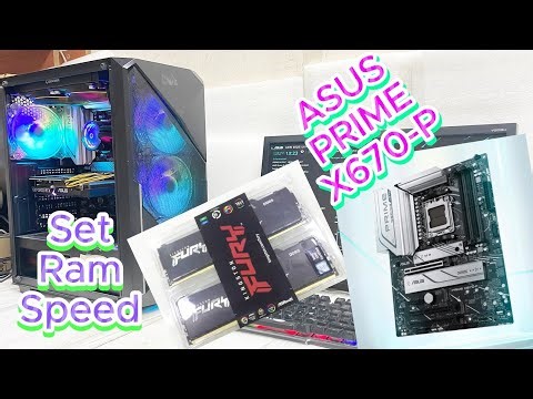 ASUS PRIME X670-P Set Ram Speed | Change Ram Speed from BIOS | How to change RAM speed in BIOS