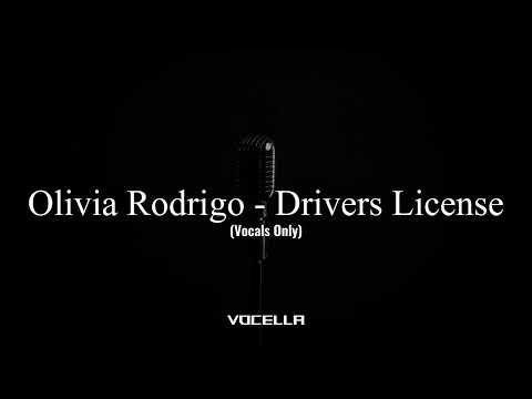 Olivia Rodrigo - Drivers License (Acapella/Vocals Only)
