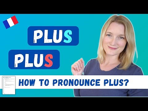 How To Pronounce PLUS in French? Plu or PluS? | French Lesson 🇫🇷