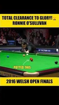 INSANE CLEARANCE FOR THE TITLE 😱🎱 | Ronnie O'Sullivan | Welsh Open 2016 Final