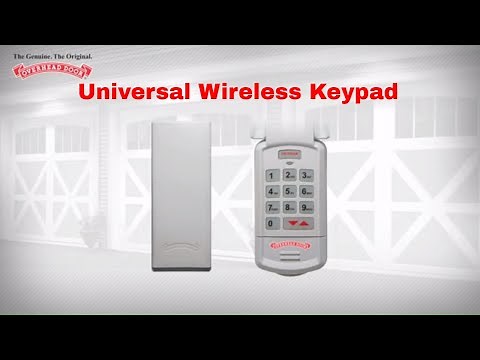How to Program the Overhead Door Universal Wireless Keypad - OUK