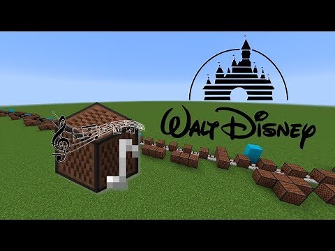 Minecraft: Walt Disney Intro Theme with Note Blocks