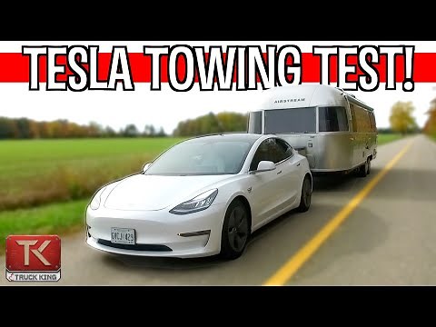 Towing with a Tesla Model 3? Are We Crazy!? Testing the Range and Power While Towing an Airstream
