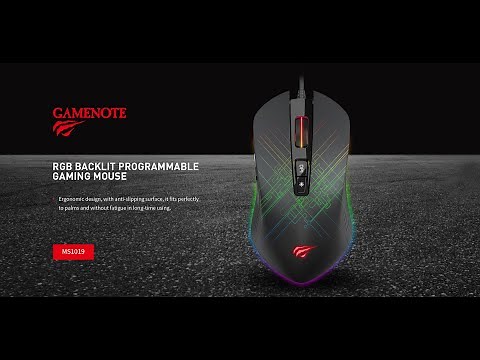Havit MS1019 RGB Backlit Programmable Gaming Mouse
