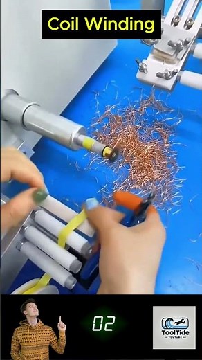 ⚙️ Coil Winding Process – Precision, Speed, and Perfect Layers!