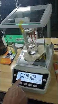 How to do density measurement using immersion method