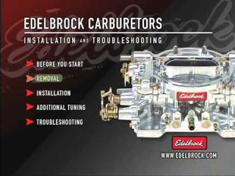 Edelbrock Carburetor Installation and Adjustments