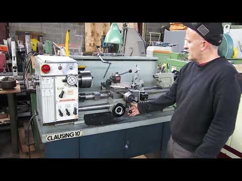 Clausing 10″ x 30″ Lathe in/mm @ MULLIN MACHINERY of NJ