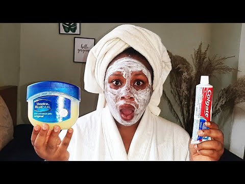 I APPLIED COLGATE TOOTHPASTE & VASELINE ON MY FACE, SEE WHAT HAPPENED AFTER !