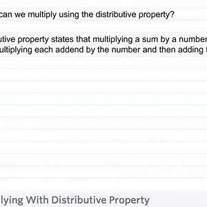 Fourth Grade - Lesson 2.5 Multiplying Using the Distributive Property