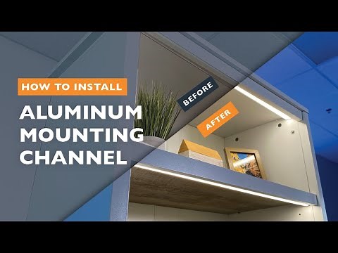 How to Install Aluminum Mounting Channel