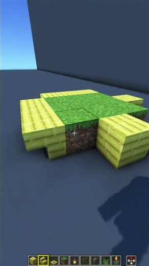 Quick & Easy Minecraft Decoration Idea | Survival Build Tips #shorts