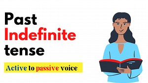 Active voice to Passive voice in Past Indefinite tense guide