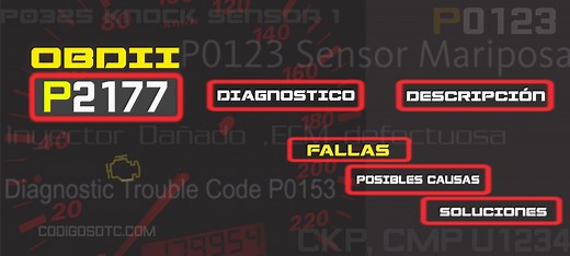 CÓDIGO P2177 (todas las marcas) | Síntomas y Soluciones