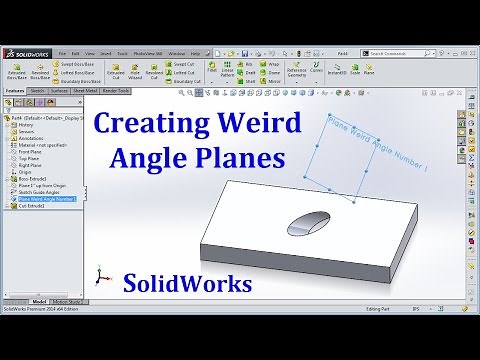 SolidWorks Weird Angle Planes