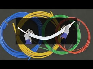 Easy Bend Line Set Bender demo with insulation removed.