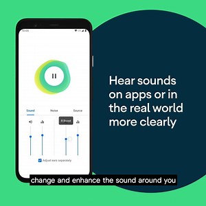 Sound Amplifier helps you hear clearly by personalizing frequency levels. Learn how to enjoy the sounds of the world around you with Android: https://goo.gle/3fKQYTF | Android