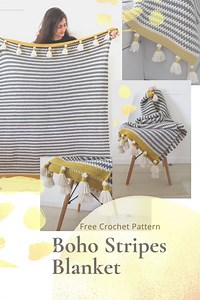 Boho Stripes Blanket