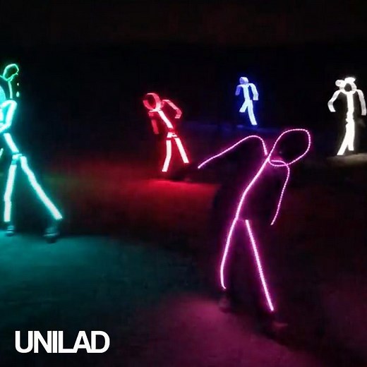 1.6M views · 28K reactions | These glowing stick figure costumes are perfect for the family this Halloween  | UNILAD | Facebook