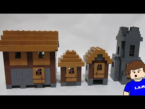 How to build a lego Minecraft 1.14 village