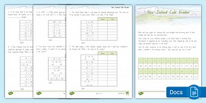 Printable Code Breaker Worksheets