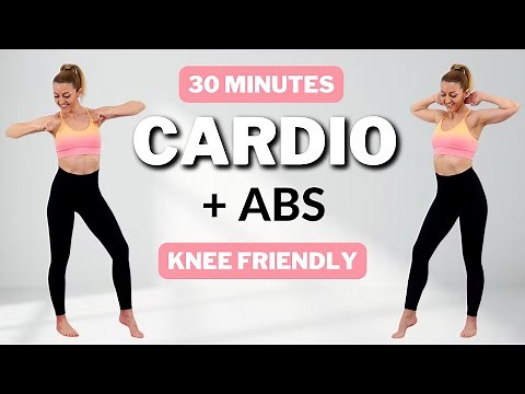 🔥30-Minute Cardio Workout + ABS🔥No Jumping🔥All Standing Home Workout🔥
