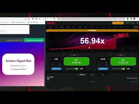How To Win With Aviator Game- Aviator Signal Bot| Martingale System