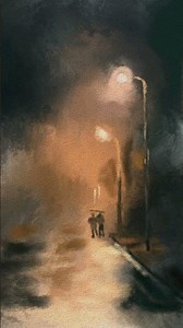 Painting on a rainy day - Corel Painter #shorts #art #digitalart