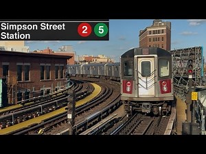 R142 Wakefield 241st Street Bound (2) Train Leaving @ Simpson Street
