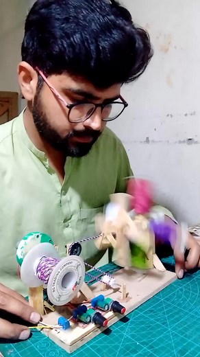 DIY Rope Making Machine - Homemade Science Project