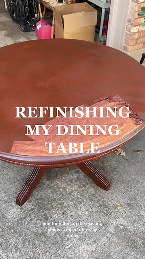Refinishing My Dining Room Table: A Beginner's Journey