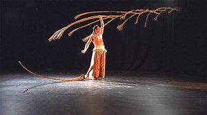 Sanddornbalance, A Remarkable Balancing Act With 14 Palm Branches & A Feather