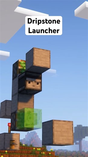 How to Build a Dripstone Launcher in Minecraft!