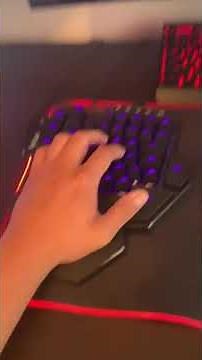 Redragon K585 One-Handed RGB Mechanical Keyboard | Type-C Professional Wired Gaming Keyboard