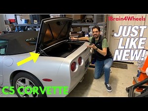Corvette Trunk Strut Replacement