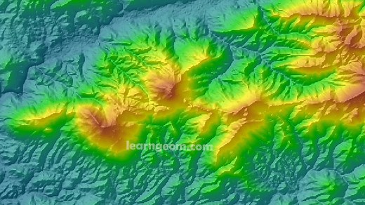 Download digital elevation model with spatial resolution 10m