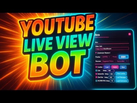 YOUTUBE VIEWERS BOT for LIVESTREAMS | YOUTUBE VIEW BOT