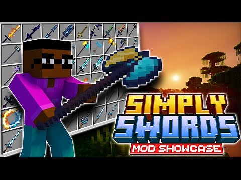Minecraft: SIMPLY SWORDS MOD | Minecraft Mods Showcase 1.20.1