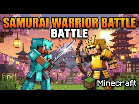 Samurai Warrior Battle | Minecraft LIVE Mod Showcase - Crazy Sword Fight (2025)